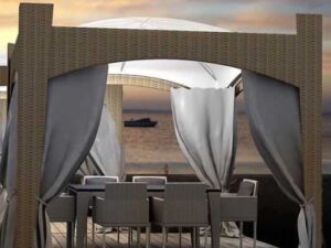 Six seater garden gazebo canaba GGC-03