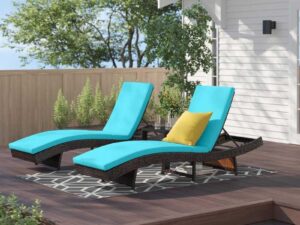 Single seater pool side deck chair