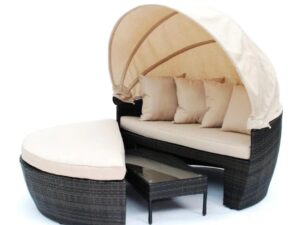 Outdoor Cane Sofa Foldable Floor Foldable Lazy Sofa