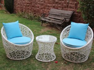 Garden, Outdoor, Balcony, Indoor, Mudda Chair Set