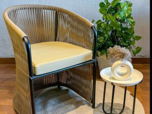 rope chair stainless steel